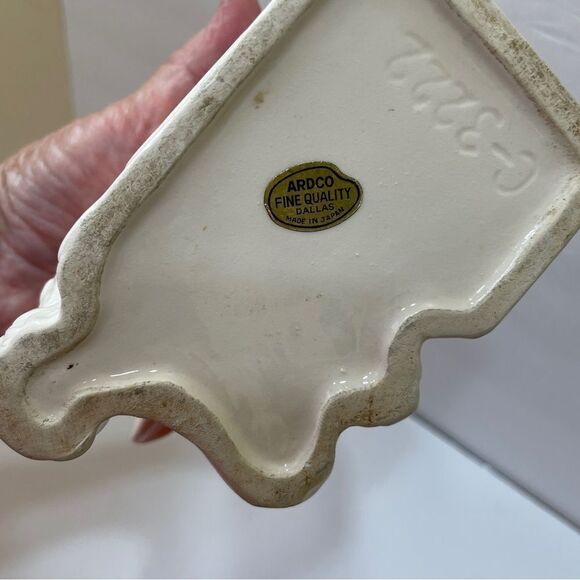 VINTAGE 70s CERAMIC NURSERY DECOR. MADE IN JAPAN. SET OF FOUR. - Picture 5 of 14